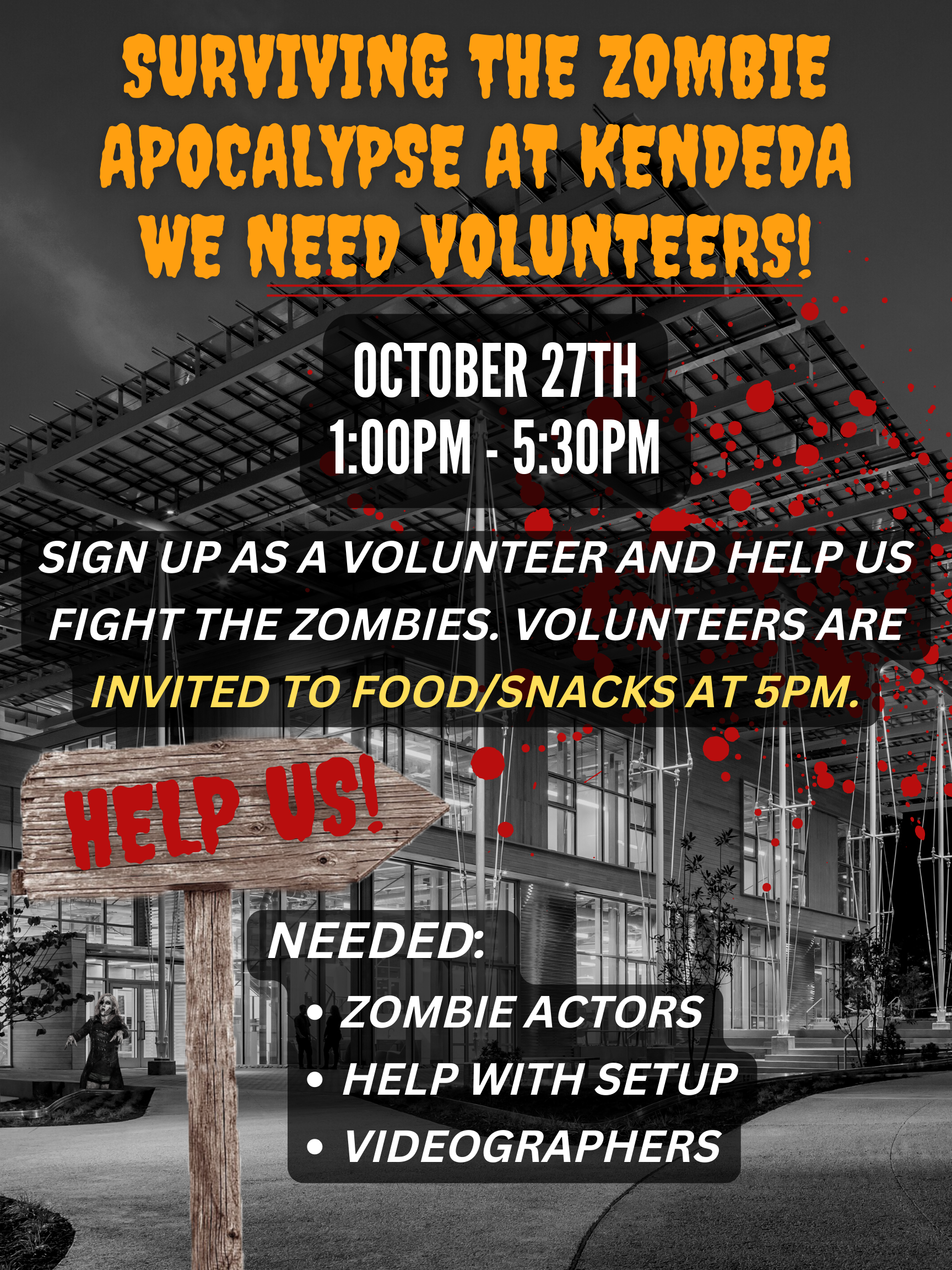 Zombie Apocalypse Volunteers