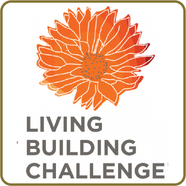 Living Building Challenge logo indicating The Kendeda Building's certification