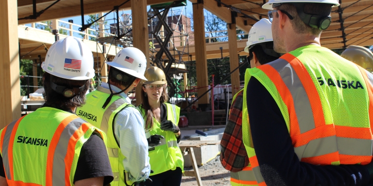 Over 2,000 people took tours of The Kendeda Building construction site.