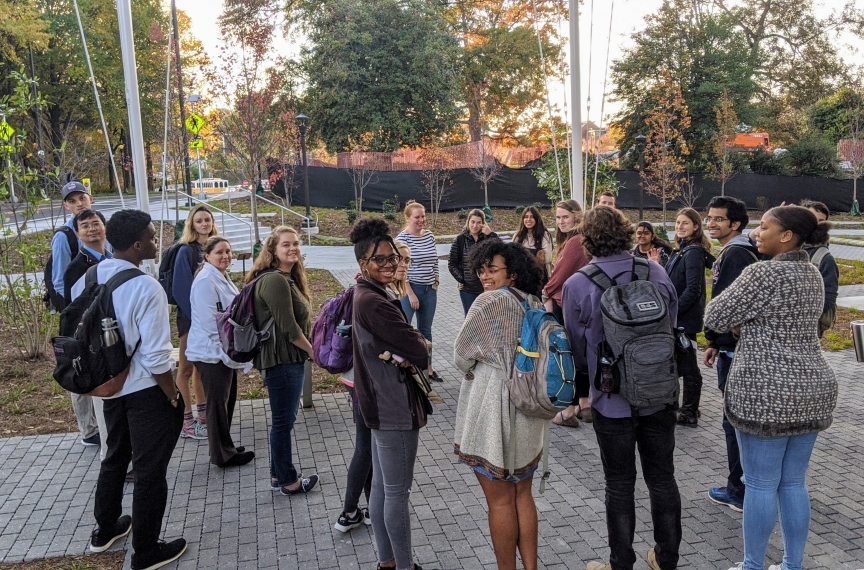 The Office of Campus Sustainability has regularly scheduled tours set for once a week conducted by an OCS student assistant or OCS staff member.