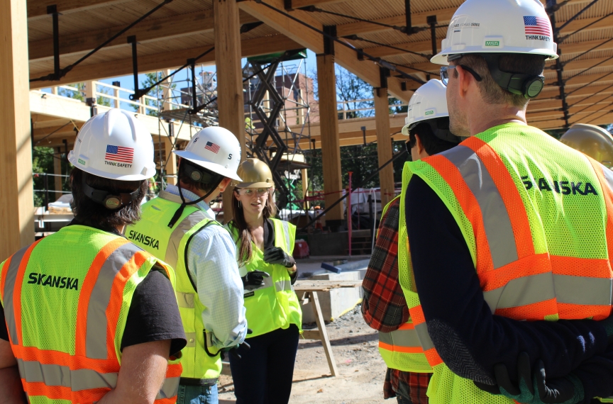 Over 2,000 people took tours of The Kendeda Building construction site.