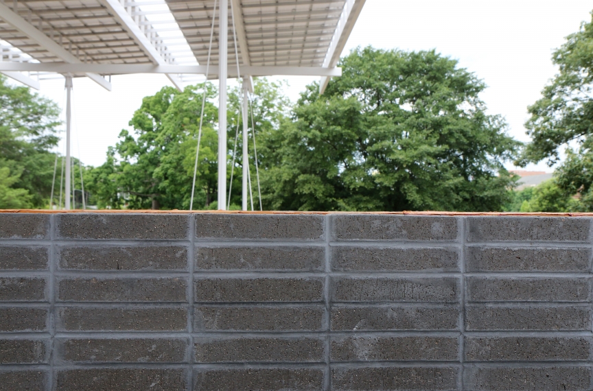 100% recycled content brick Locally sourced 100% recycled content brick, of which 31 percent is post-consumer..